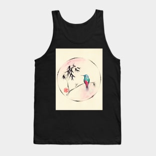 'Little Muse'   hummingbird watercolor painting Tank Top